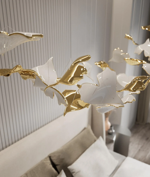 Ginkgo Tree Chandelier