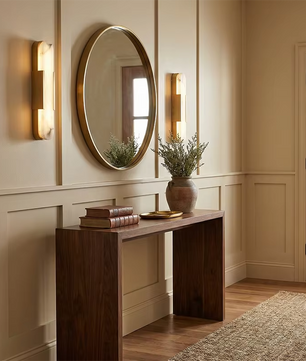 Stelo Alabaster Elongated Wall Sconce