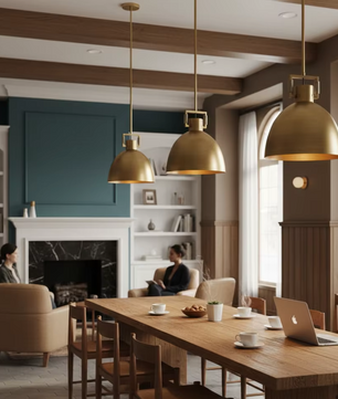 Cupola Machinist Cloche Dome Pendant Light