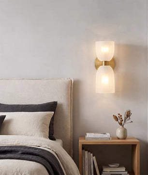 Tulipano Up Down Glass Wall Sconce