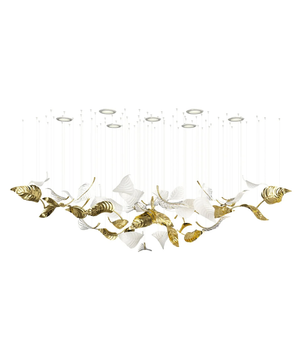Linden Leaves Chandelier