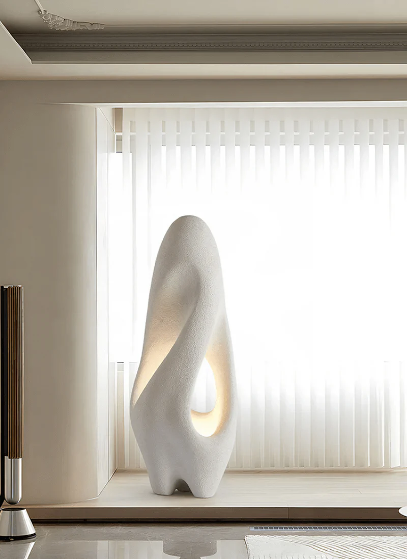 Japan Style White Floor Lamp