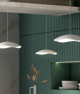 Wabi-Sabi Wavy Terraced Ricefields Pendant Light