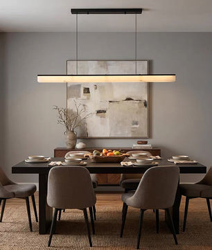 Plana Faux Alabaster Linear Pendant