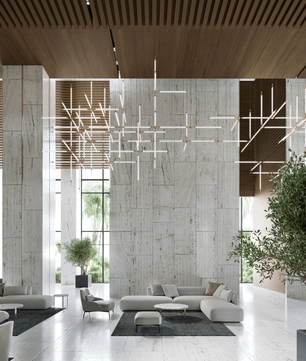 Crystal Grid Bespoken Chandelier