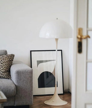 White Bedroom Floor Lamp