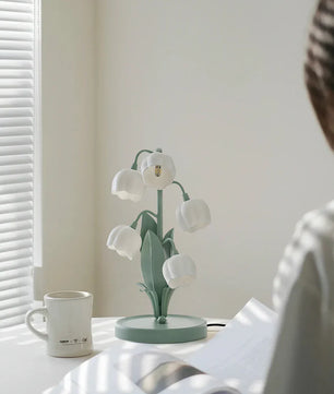 Bell Orchid Table Lamp