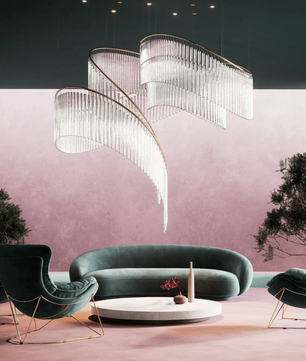 Crystal Spin Customized Chandelier