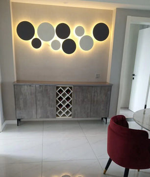 Art Fluorescent Wall Lamp