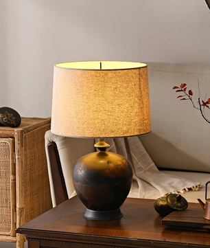 Zen-Style Ceramic Lamp