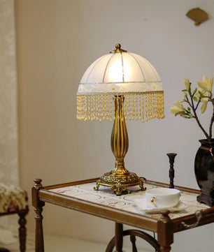 Tassel Flower Table Lamp