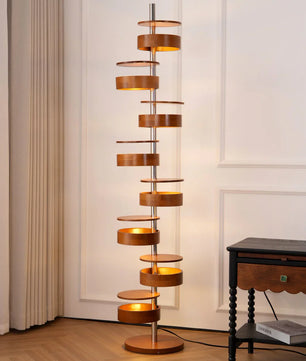 Cylindrical Flow Floor Lamp