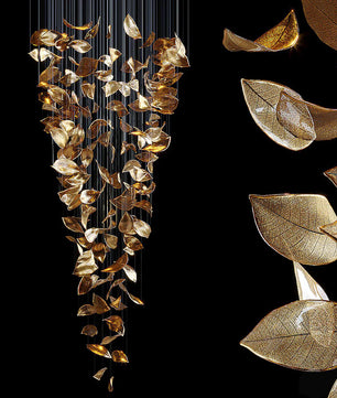 Frozen Leaves Chandelier