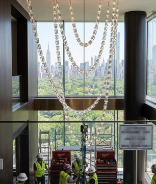 Apex Cascade Crystal Chandelier