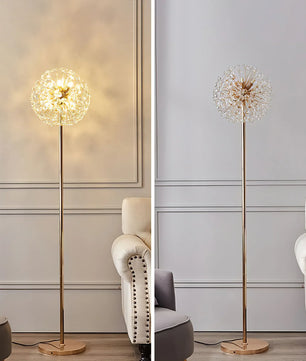 Crystal Dandelion Floor Lamp