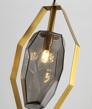 Faceted Gem Pendant Light