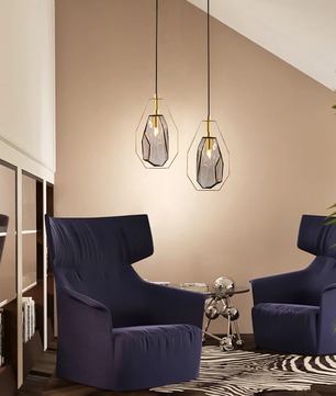 Faceted Gem Pendant Light