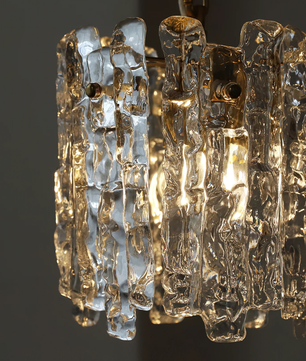 Ice Glass Chandelier