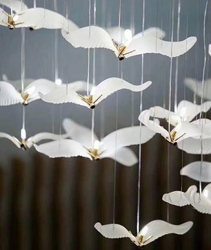Large Seagull Chandelier