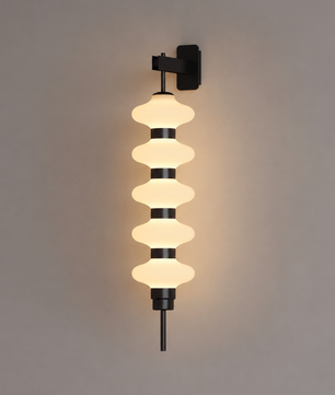 Stacked Glass Wall Sconce