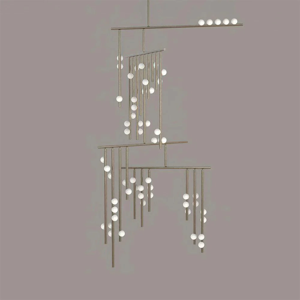 Luminous Cascade Chandelier