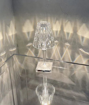 Sparkle Glam Built-in Battery Table Lamp