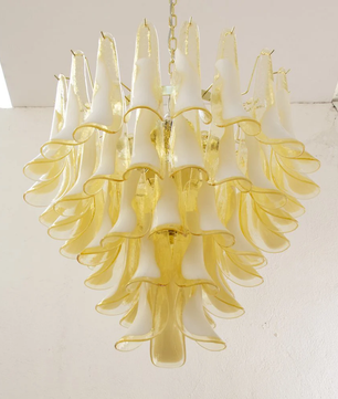 Murano Style Tiered Chandelier