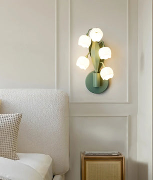 Bell Orchid Wall Lamp