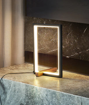 Mire Wood Table Lamp