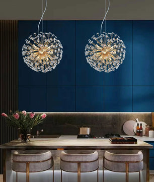 Crystal Dandelion Chandelier