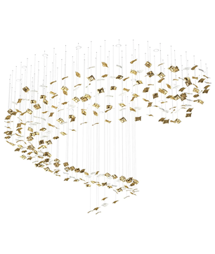 Whispering Kerchiefs Chandelier