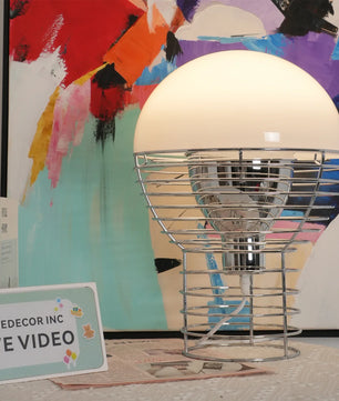 Wire Table Lamp