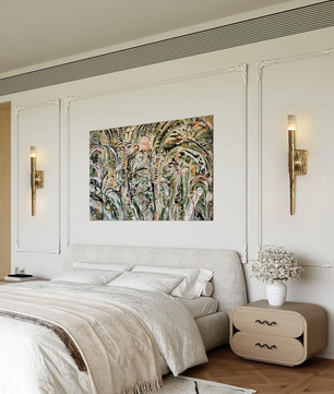 The Volterra Fluted Alabaster Sconce