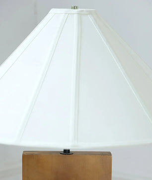 Crossbase Wood Floor Lamp