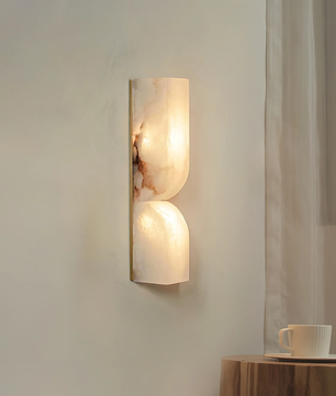 Up Down alabster Wall Sconce
