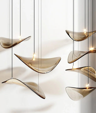 Floating Leaf Chandelier