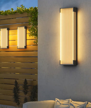 Rectangular Outdoor Wall Light