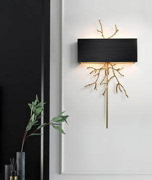 Brass Branch Wall Lamp