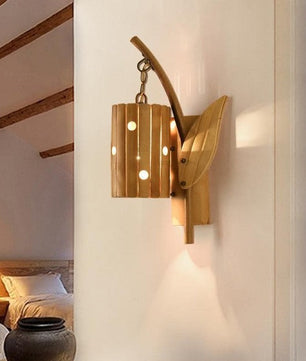 Art Bamboo Wall Lamp