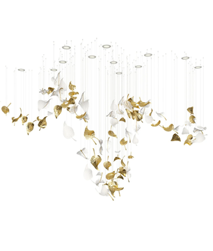 Linden Leaves Chandelier