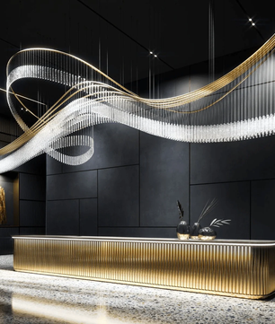 Crystal Spin Customized Chandelier