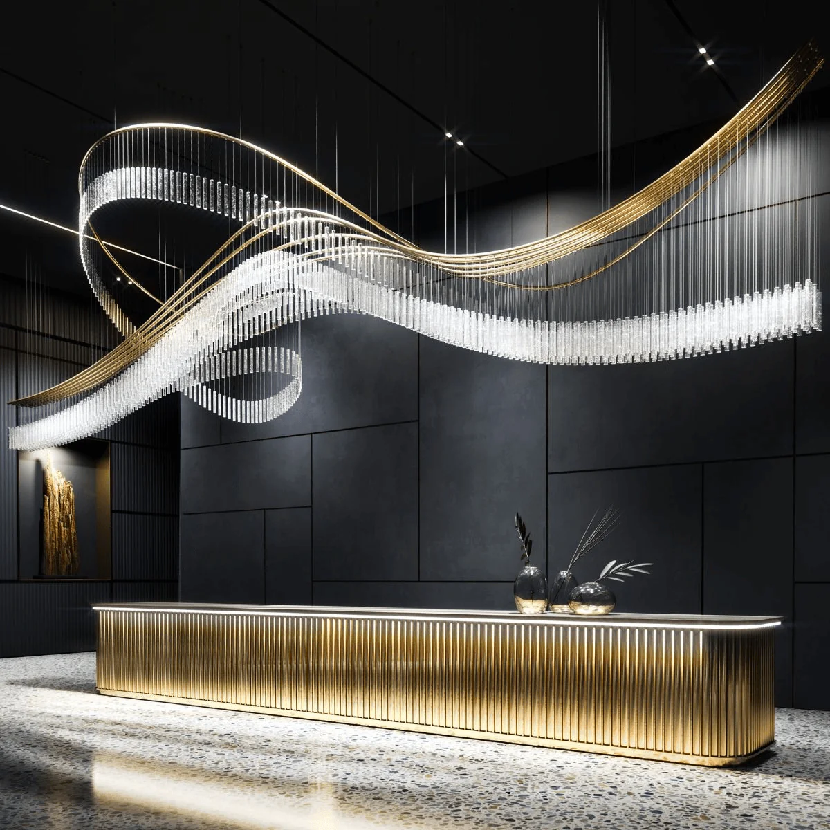 Crystal Spin Customized Chandelier