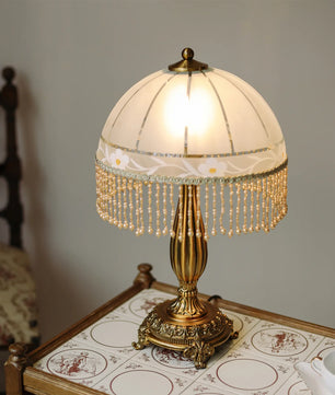 Tassel Flower Table Lamp