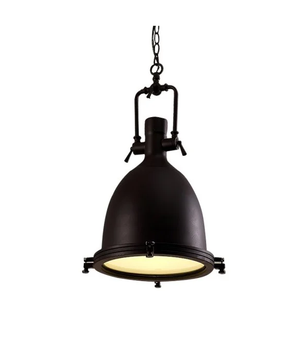 Industrial Nautical Dome Pendant Light