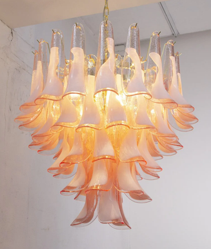 Murano Style Tiered Chandelier