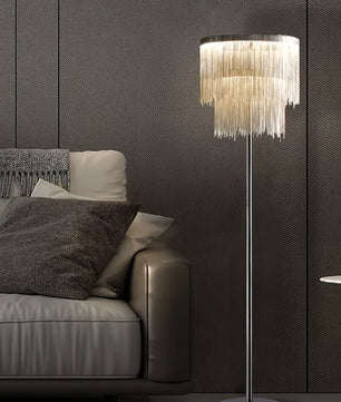 Cadena Tassel Floor Lamp