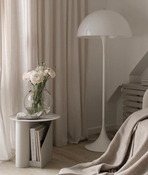 White Bedroom Floor Lamp