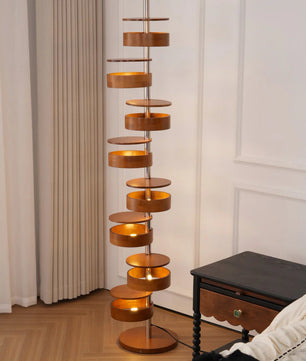 Cylindrical Flow Floor Lamp