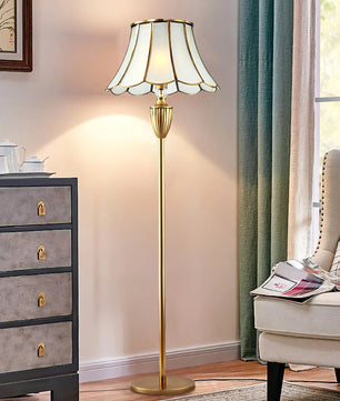Kristall Brass Floor Lamp
