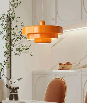 Triple Layer Disc Macaron Cake Pendant Lamp S103